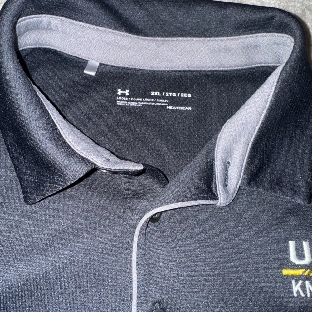 University Central Florida UCF Knights Under Armour MENS XXL 2XL Golf Polo Shirt - Picture 6 of 7